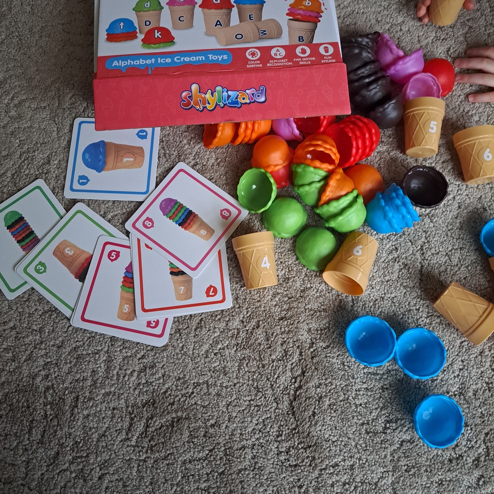 Number Ice Cream Learning Set - Multicolor